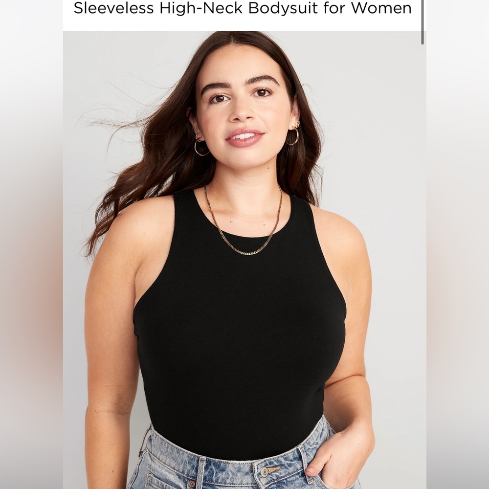 High neck bodysuit
